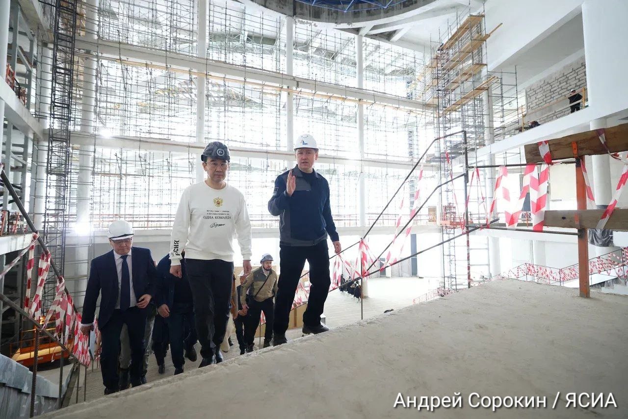 news - Глава Якутии лично проинспектировал строительство Арктическо